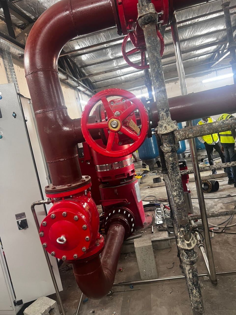 Lagos Free Zone - Installation Of Vertical Turbine Fire Pump (1250 GPM @ 10 Bar) Project