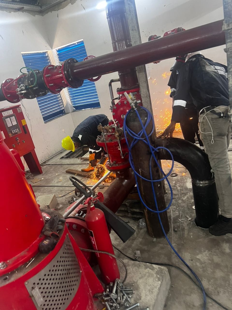 Installation Of Vertical Turbine Fire Pump (1250 GPM @ 10 Bar) Project