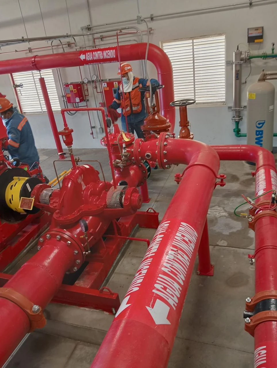 Firefighting Pipeline Installation