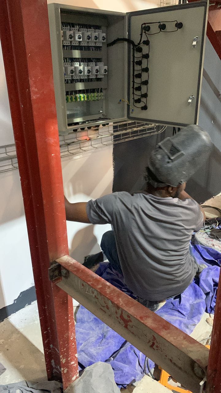 Installation of Fresh Air Fan & Exhaust Fan For Packaging And Frying Area_aef6209d